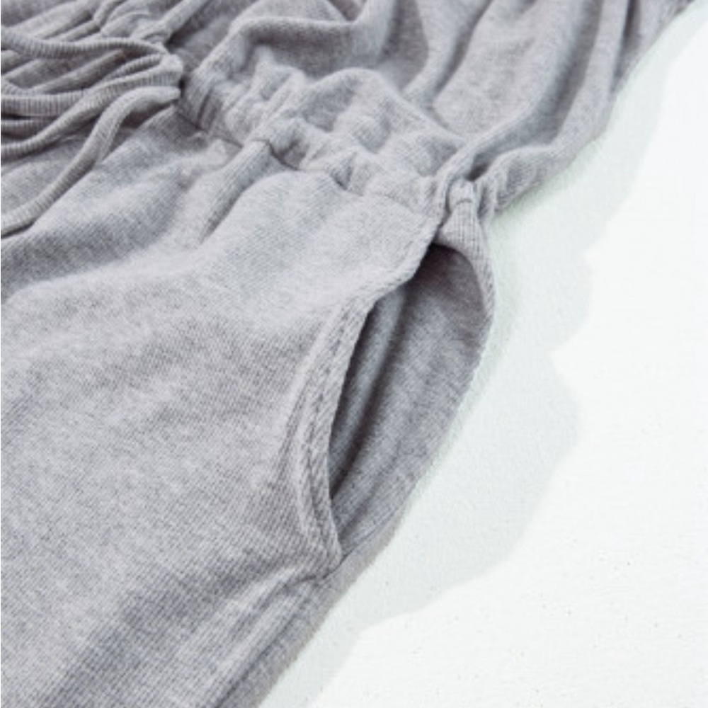 Iris ribbed knit drawstring jumpsuit - Picture 6 of 7
